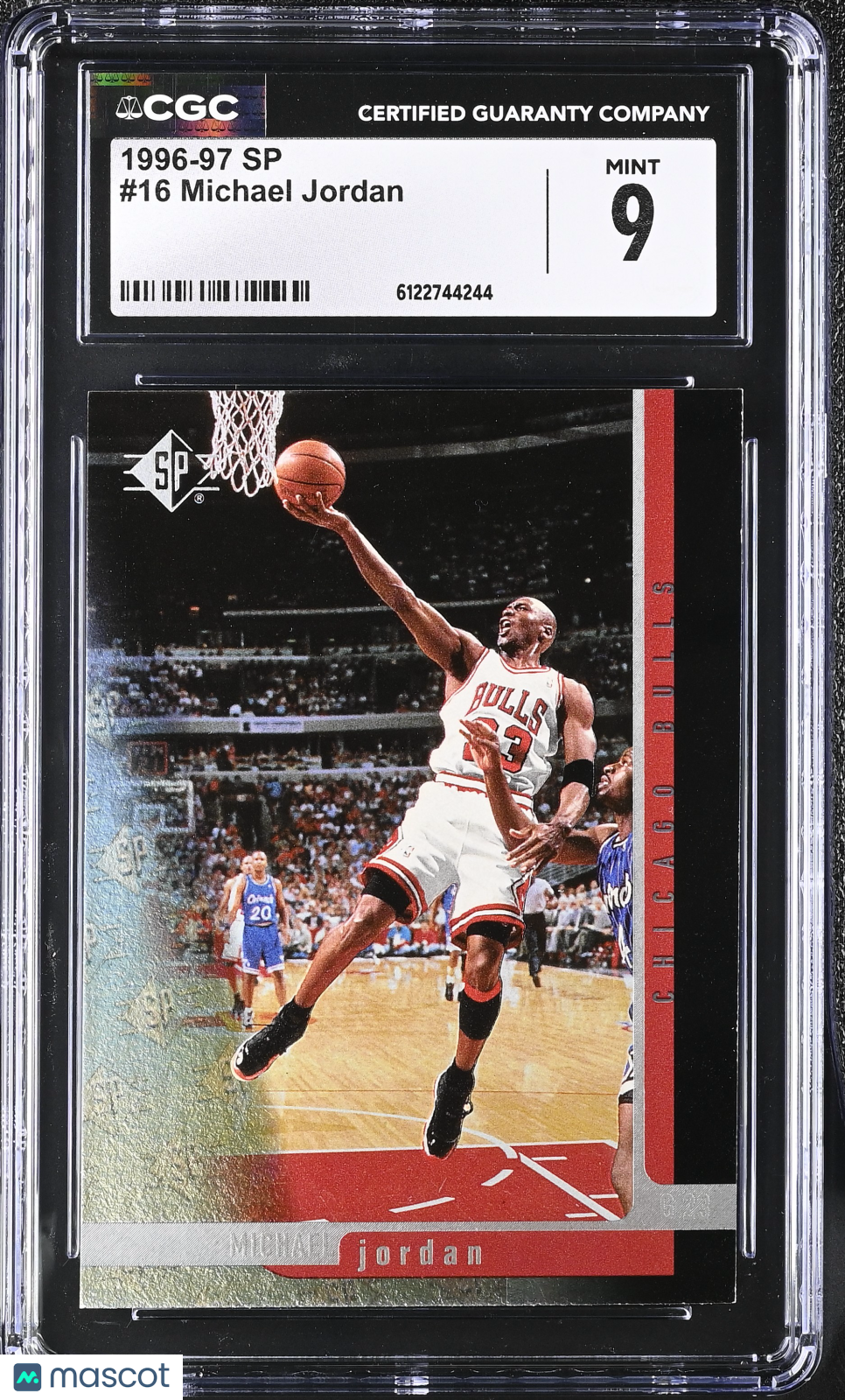 1996-97 SP Michael Jordan #16 CGC 9 Chicago Bulls