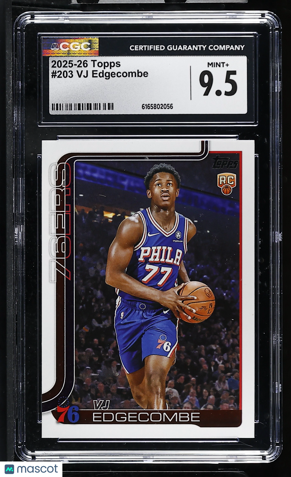 2025-26 Topps VJ Edgecombe #203 CGC 9.5