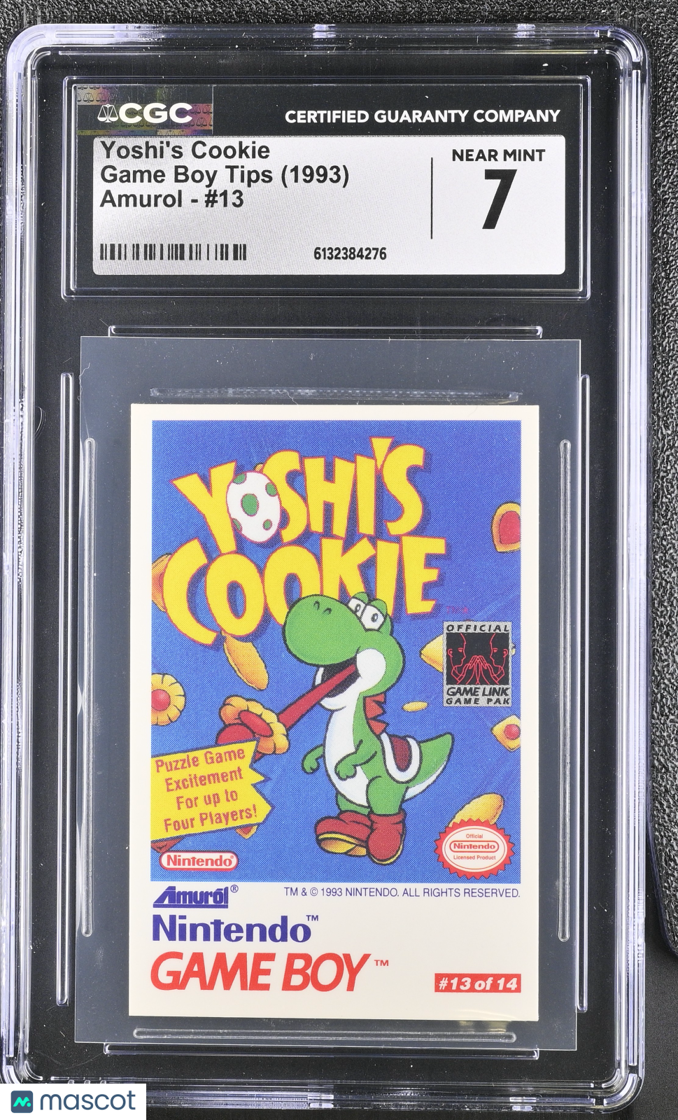1993 Nintendo Game Boy Tips Yoshi's Cookie #13 CGC 7