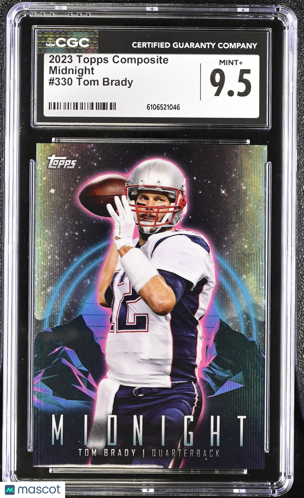 2023 Topps Composite Tom Brady Midnight #330 CGC 9.5 New England Patriots