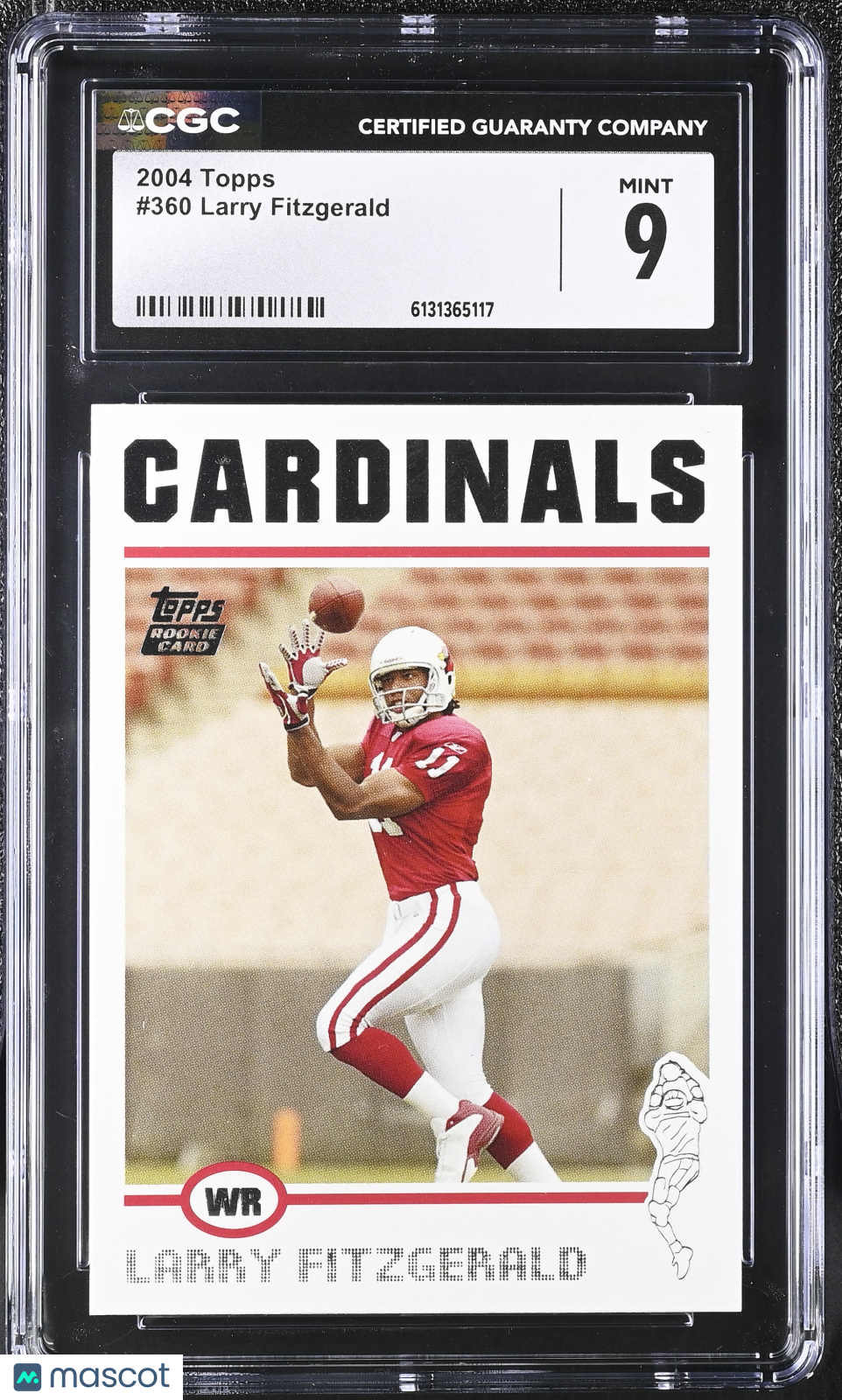2004 Topps Larry Fitzgerald Rookie #360 CGC 9 Arizona Cardinals