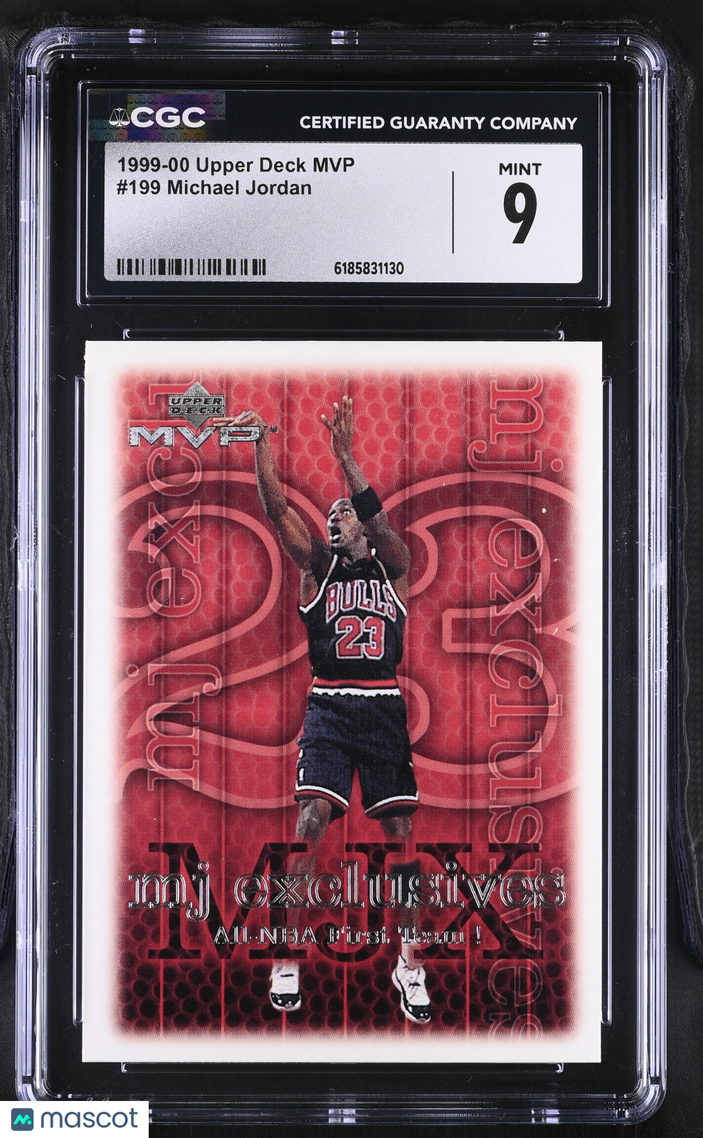 1999-00 Upper Deck MVP Michael Jordan #199 CGC 9 Chicago Bulls