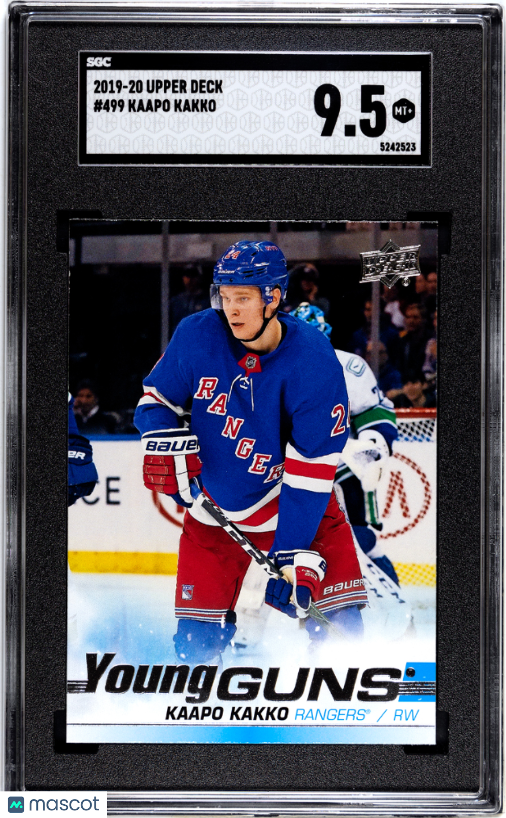 2019 Upper Deck Kaapo Kakko #499 SGC 9.5