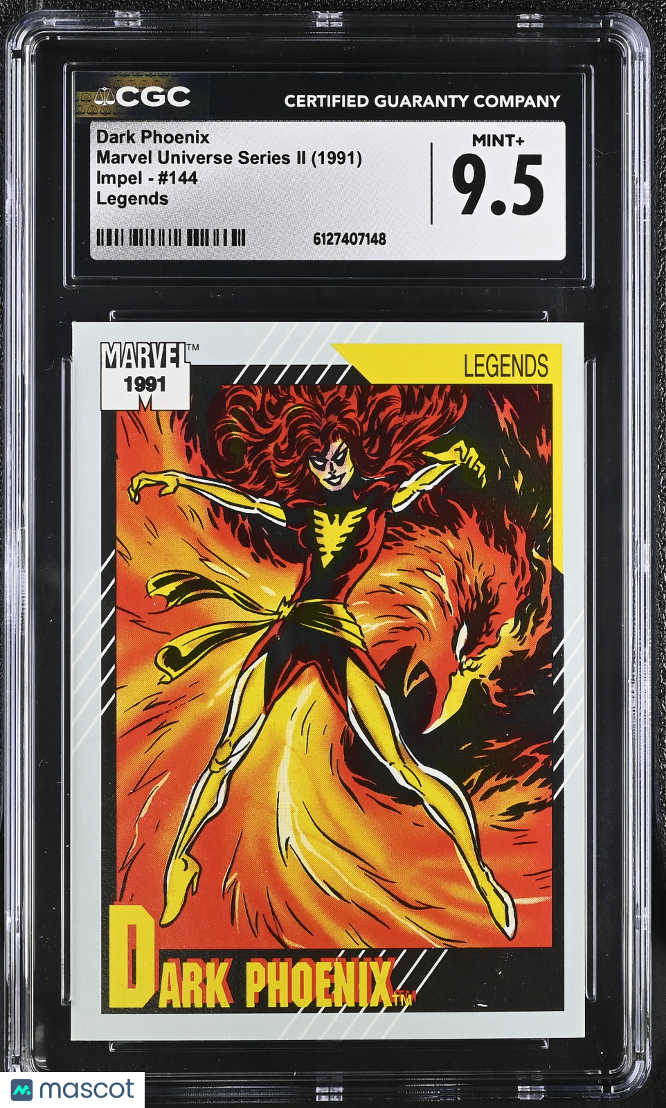 1991 Impel Marvel Universe Series II Dark Phoenix #144 Legends CGC 9.5