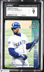 1998 Pinnacle Ken Griffey Jr. #187 CGC 9