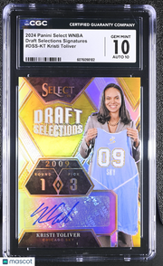 2024 Select WNBA Kristi Toliver Draft Selections Signatures #DSS-KT CGC 10 Sky