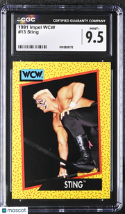 1991 Impel WCW Sting #13 CGC 9.5