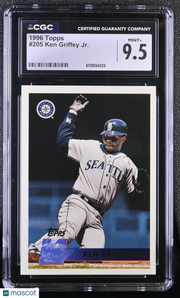 1996 Topps Ken Griffey Jr. #205 CGC 9.5 Seattle Mariners