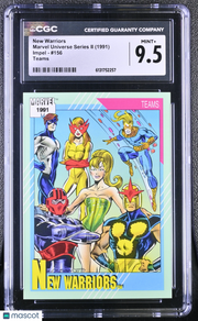 1991 Impel Marvel Universe Series II New Warriors #156 Teams CGC 9.5