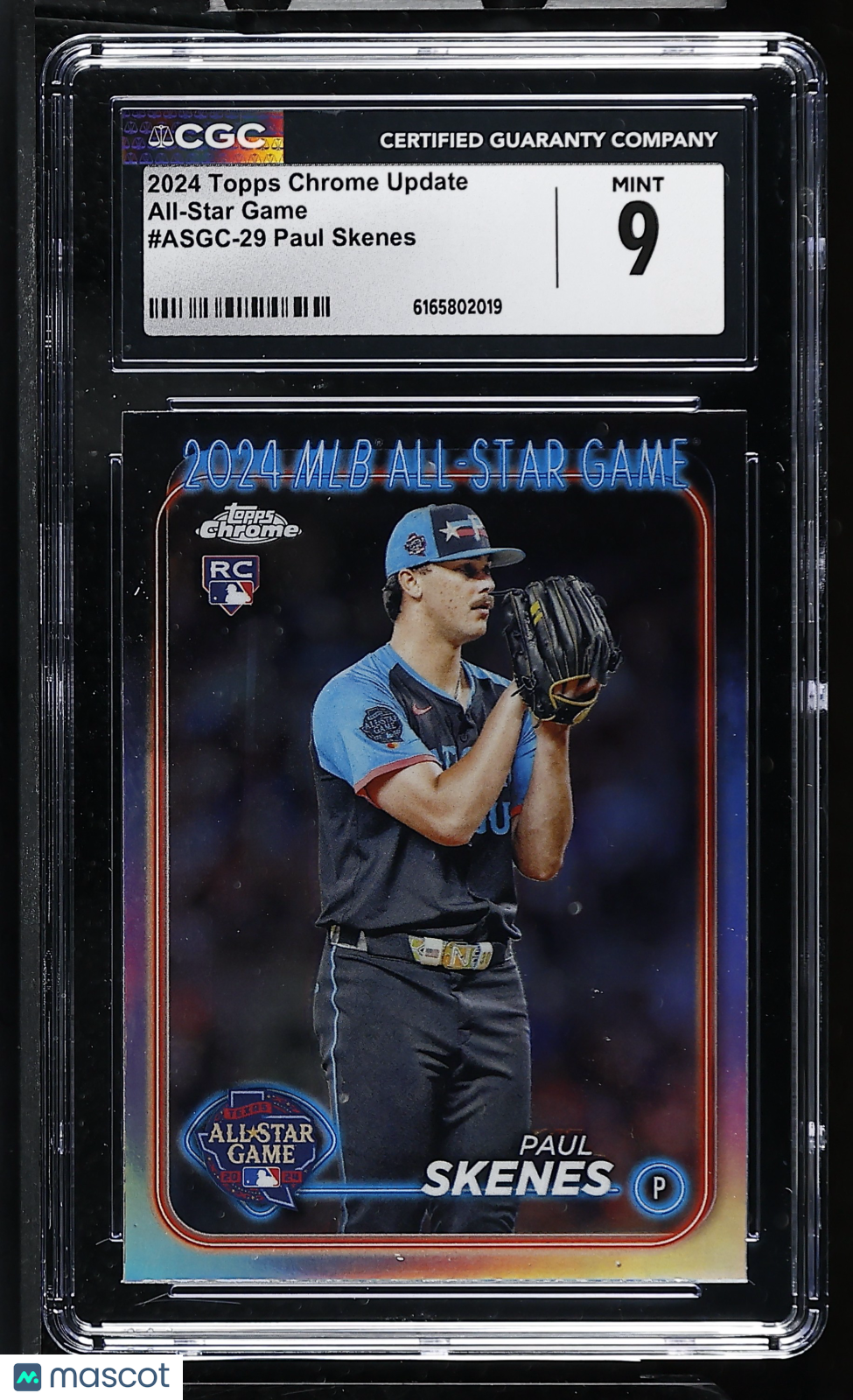 2024 Topps Chrome Update Paul Skenes Rookie All-Star Game #ASGC-29 CGC 9 Pirates