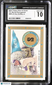 2021 Topps Allen & Ginter Ken Griffey Jr. T51 Murad Reimagined #MR-25 CGC 10