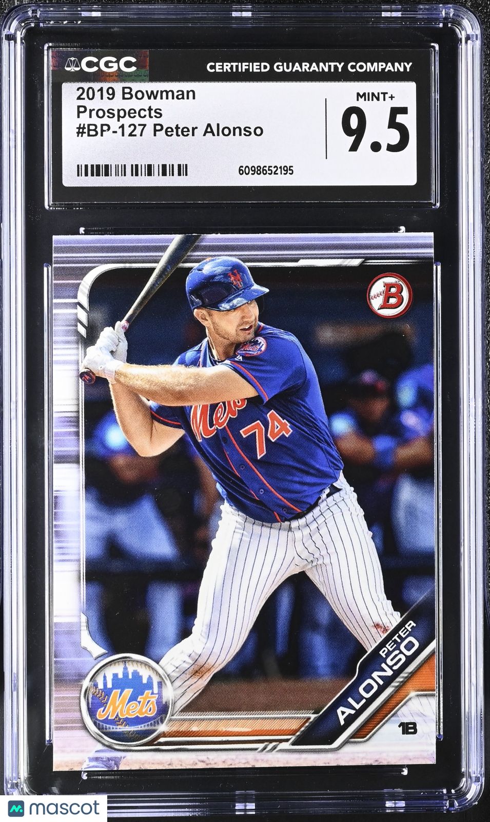 2019 Bowman Peter Alonso #BP-127 Prospects CGC 9.5