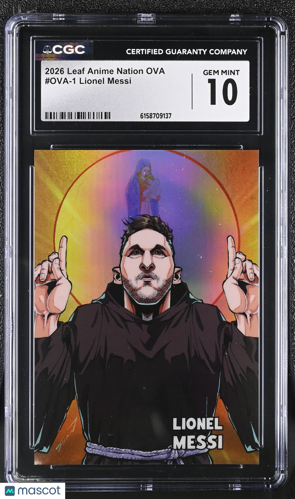 2026 Leaf Anime Nation Ova Lionel Messi #OVA-1 CGC 10
