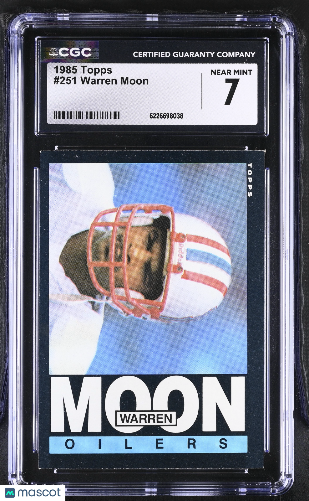1985 Topps Warren Moon #251 CGC 7 Houston Oilers