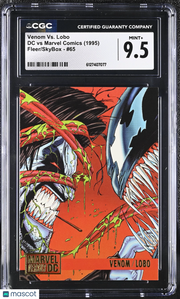 1995 Fleer/Skybox DC VS Marvel Comics Venom Vs. Lobo #65 CGC 9.5