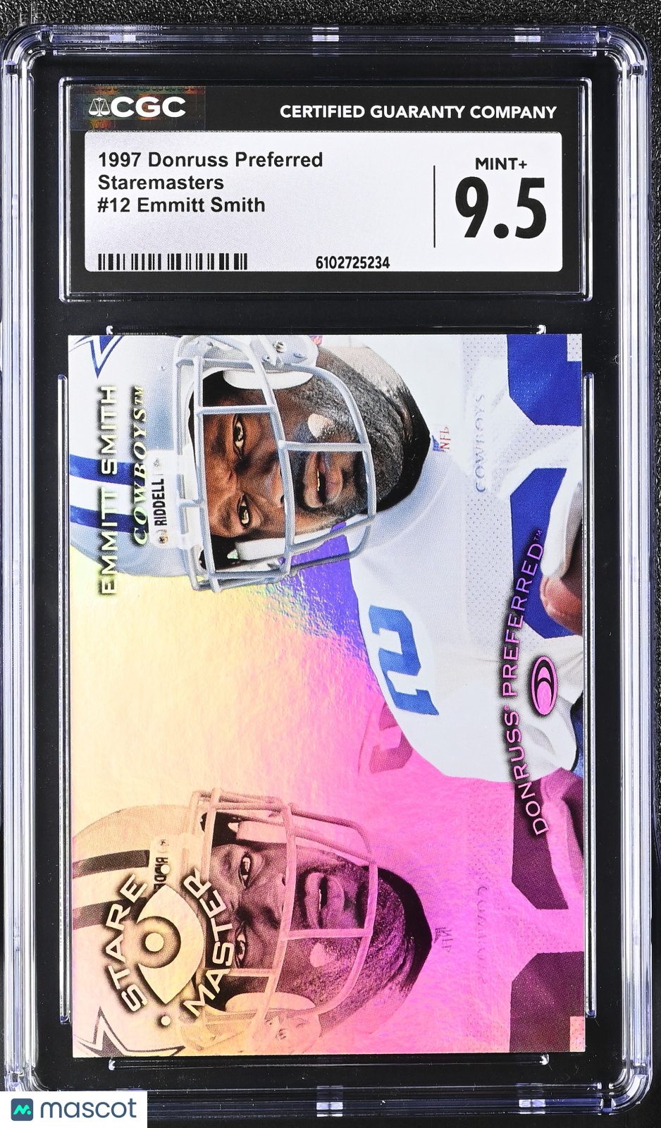 1997 Donruss Preferred Emmitt Smith Staremasters #12 CGC 9.5 Dallas Cowboys