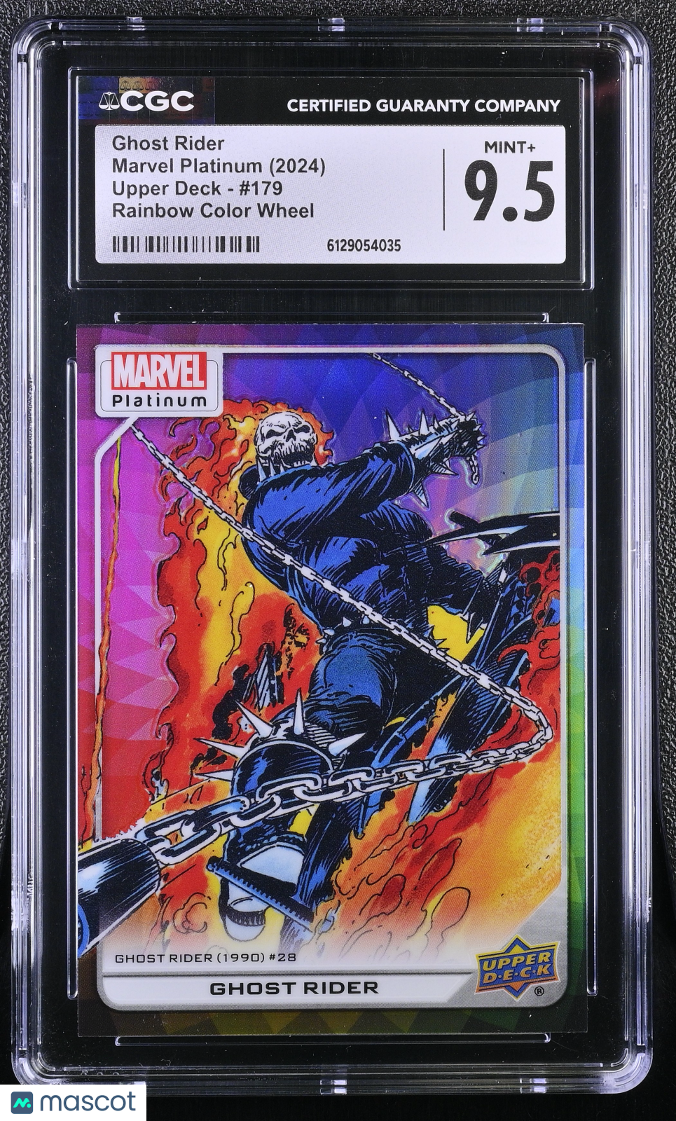 2024 Marvel Platinum Ghost Rider #179 Rainbow Color Wheel CGC 9.5