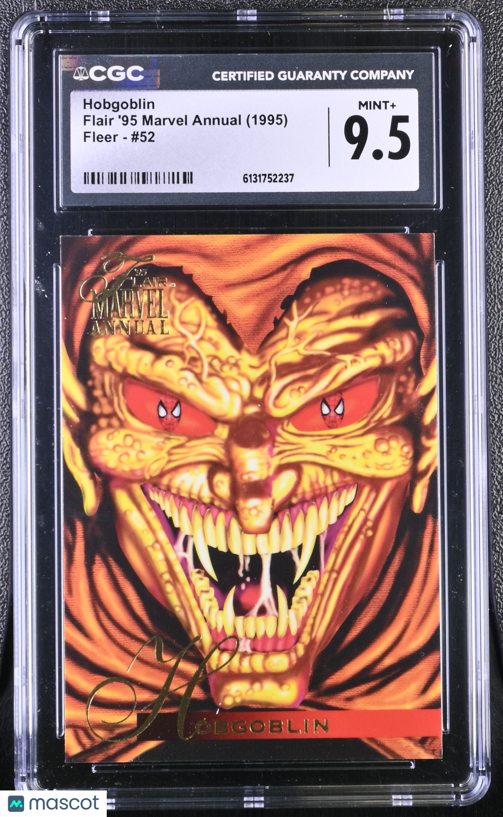 1995 Fleer Flair '95 Marvel Annual Hobgoblin #52 CGC 9.5