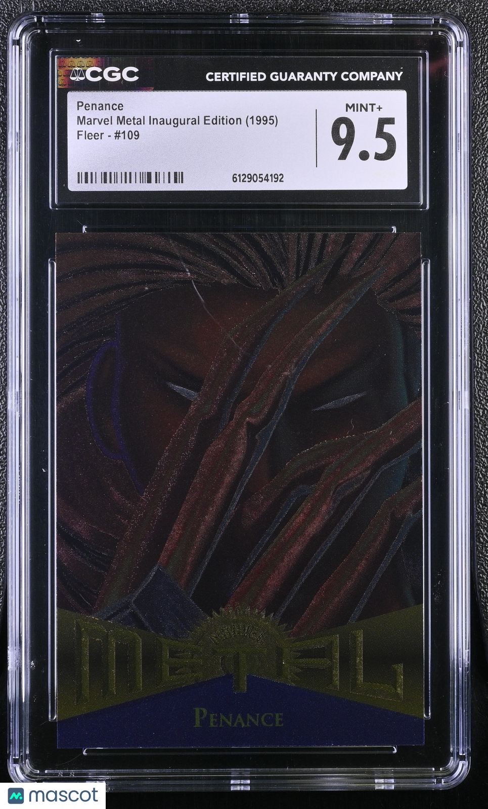 1995 Fleer Marvel Metal Inaugural Edition Penance #109 CGC 9.5