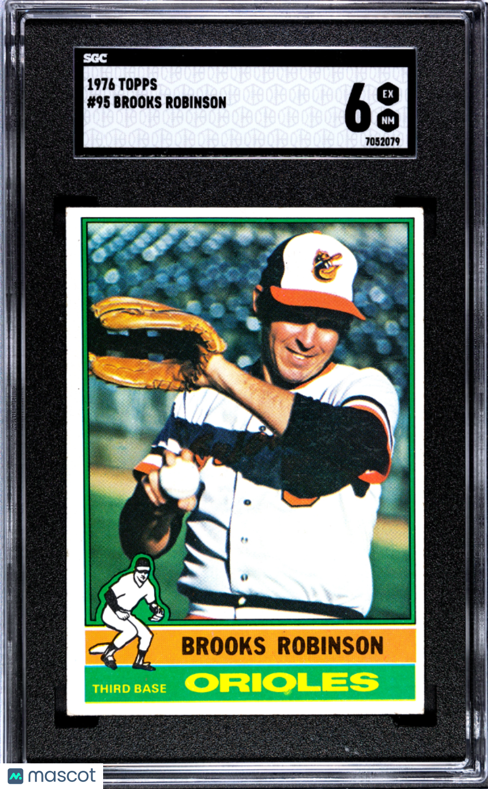 1976 Topps Brooks Robinson #95 SGC 6 Baltimore Orioles