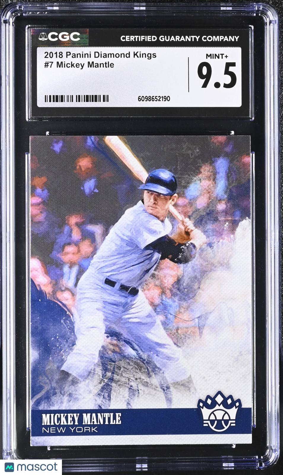 2018 Panini Diamond Kings Mickey Mantle #7 CGC 9.5