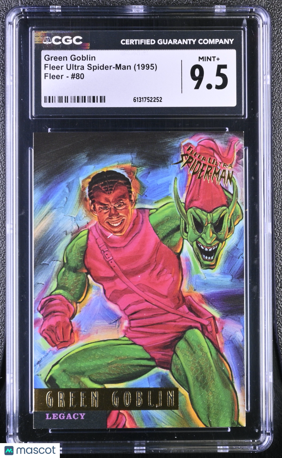 1995 Fleer Ultra Spider-Man Green Goblin #80 CGC 9.5