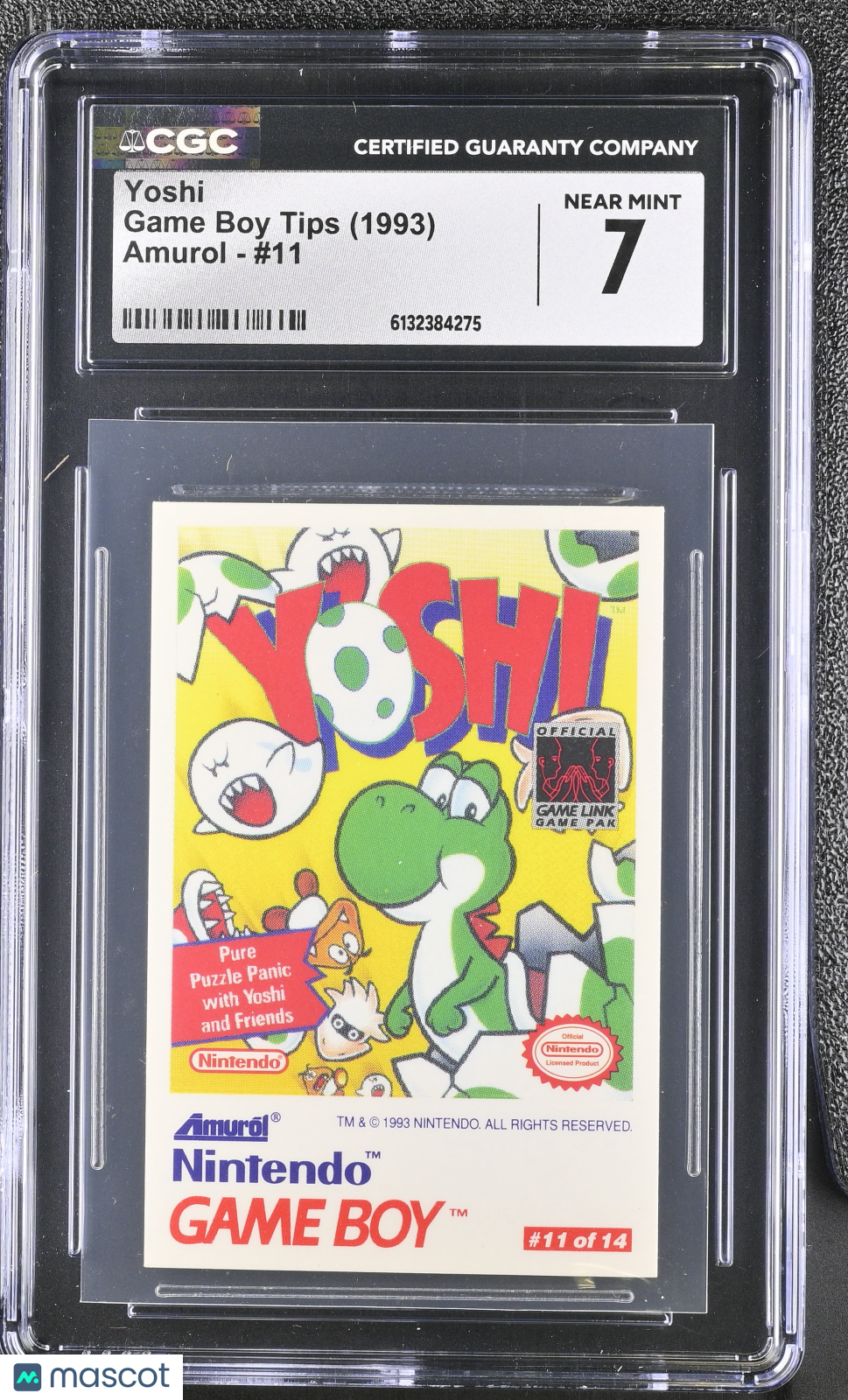 1993 Nintendo Game Boy Tips Yoshi #11 CGC 7
