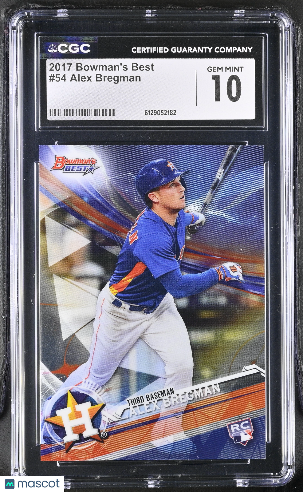 2017 Best Alex Bregman Rookie #54 CGC 10 Houston Astros
