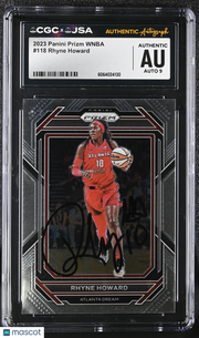 2023 Panini Prizm WNBA Rhyne Howard Auto Autograph #118 CGC Authentic JSA Dream