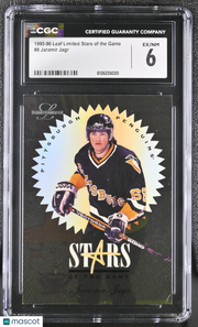 1995-96 Leaf Limited Stars Of The Game Jaromir Jagr #8 CGC 6