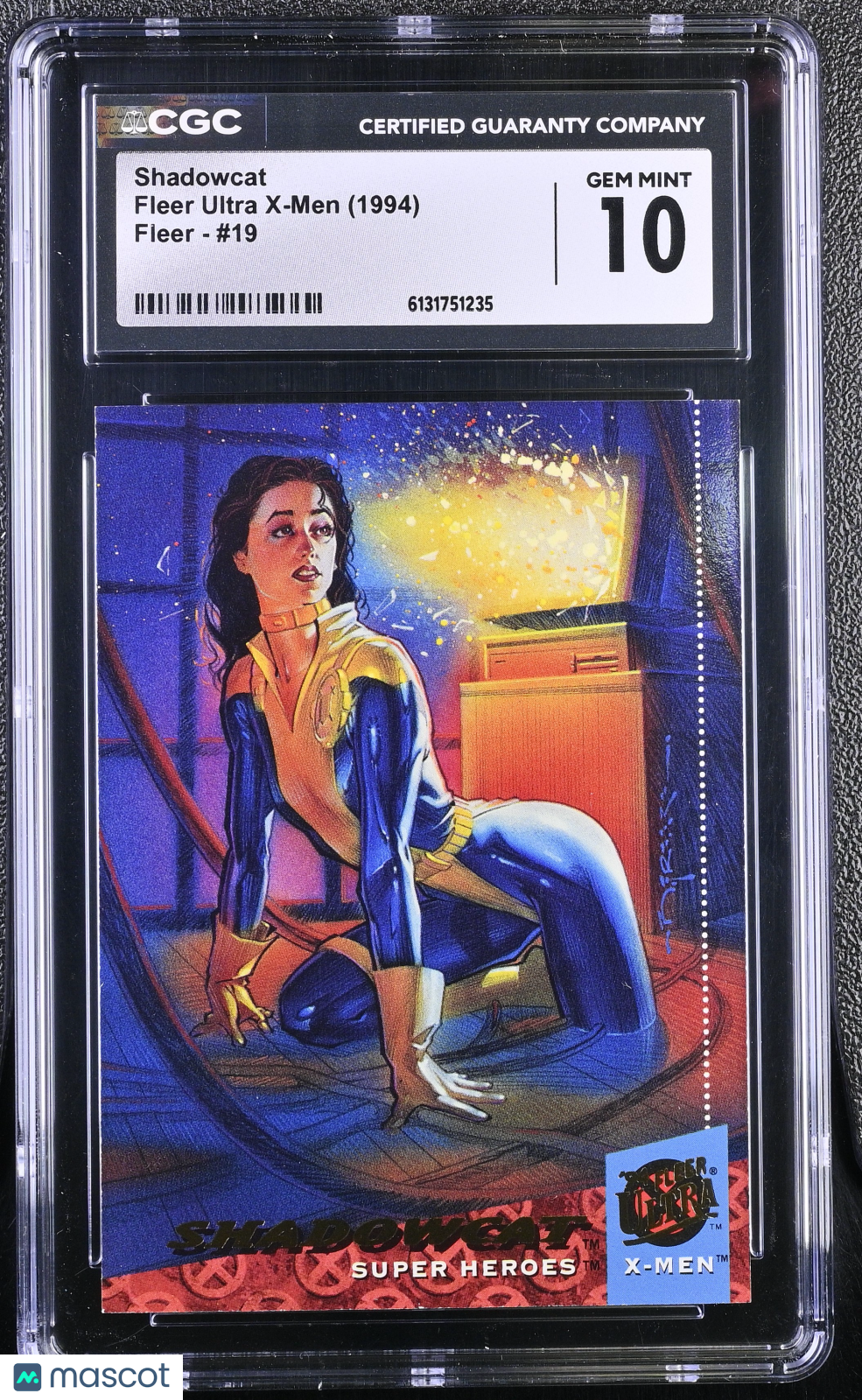 1994 Fleer Ultra X-Men Shadowcat #19 CGC 10