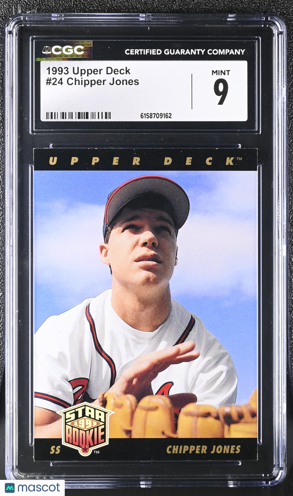 1993 Upper Deck Chipper Jones #24 CGC 9