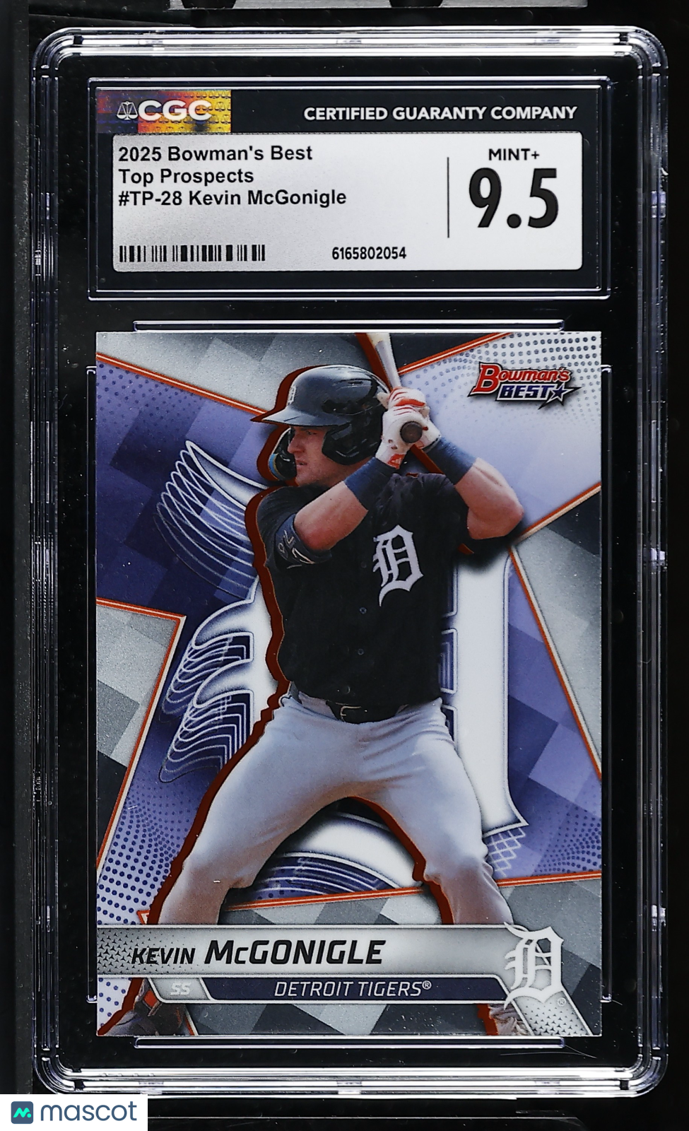2025 Best Kevin McGonigle Rookie Top Prospects #TP-28 CGC 9.5 Detroit Tigers
