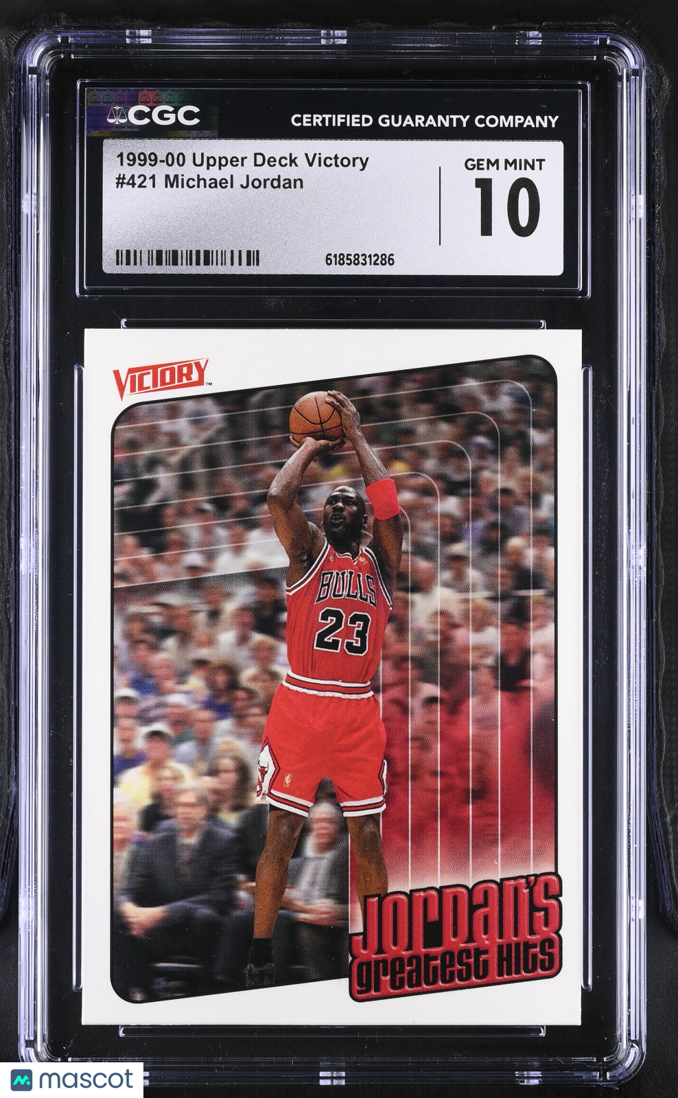 1999-00 Upper Deck Victory Michael Jordan #421 CGC 10 Chicago Bulls