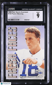 1999 Fleer Sports Illustrated Peyton Manning #126 CGC 9 Indianapolis Colts