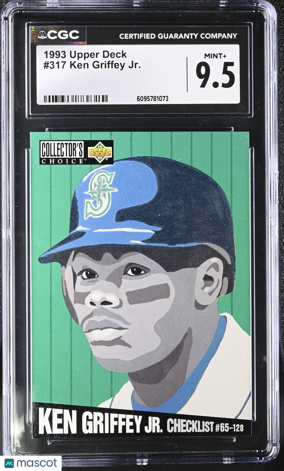 1993 Upper Deck Ken Griffey Jr. #317 CGC 9.5 Seattle Mariners