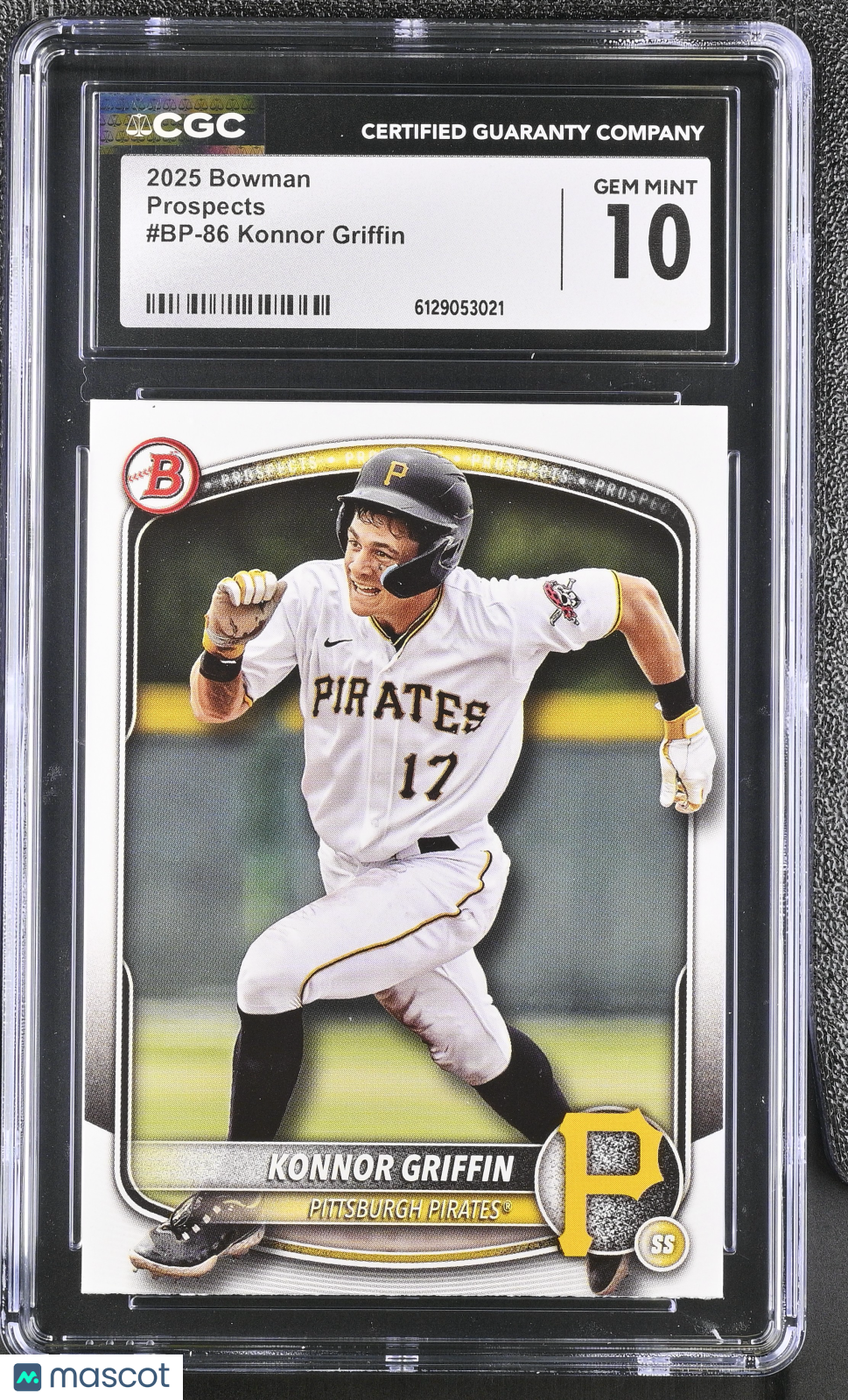 2025 Bowman Konnor Griffin Rookie Prospects #BP-86 CGC 10 Pittsburgh Pirates