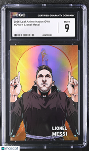 2026 Leaf Anime Nation Ova Lionel Messi #OVA-1 CGC 9