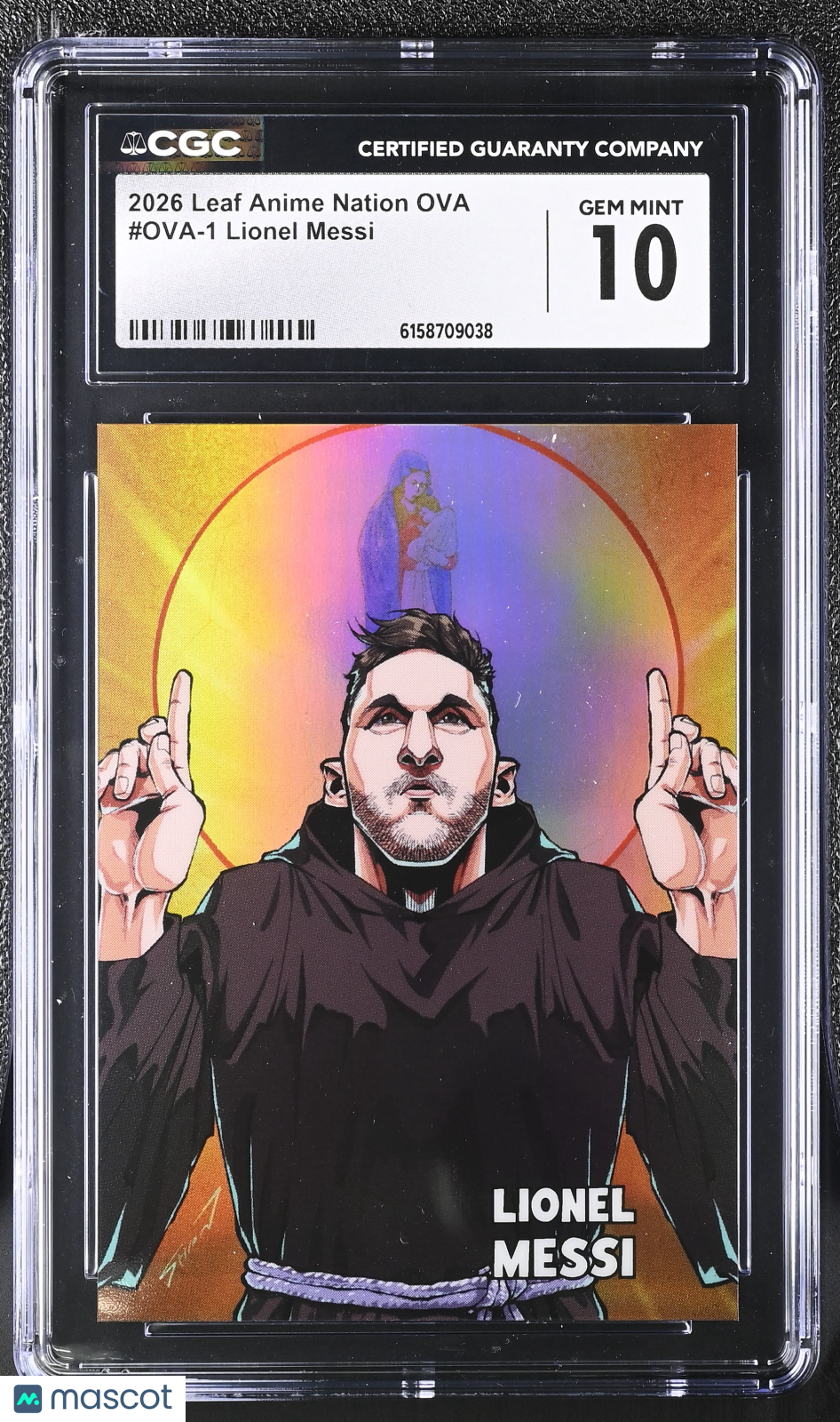2026 Leaf Anime Nation Ova Lionel Messi #OVA-1 CGC 10