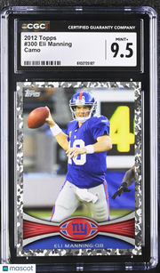 2012 Topps Eli Manning Camo /399 #300 CGC 9.5 New York Giants
