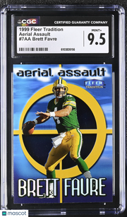 1999 Fleer Tradition Brett Favre Aerial Assault #7AA CGC 9.5 Green Bay Packers