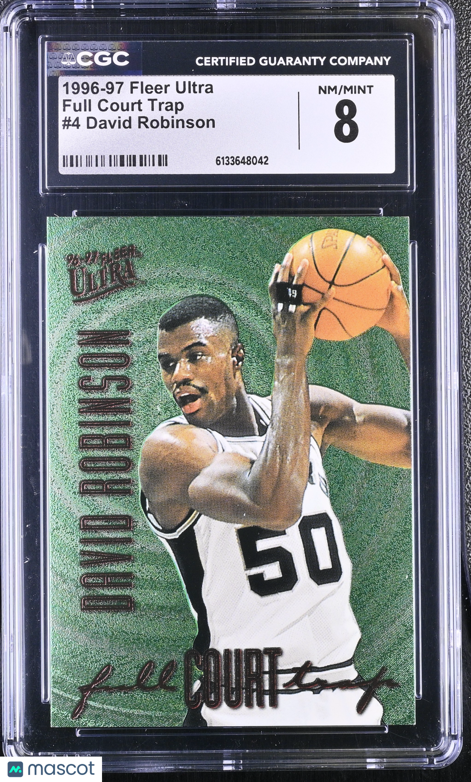 1996-97 Fleer Ultra David Robinson Full Court Trap #4 CGC 8 San Antonio Spurs