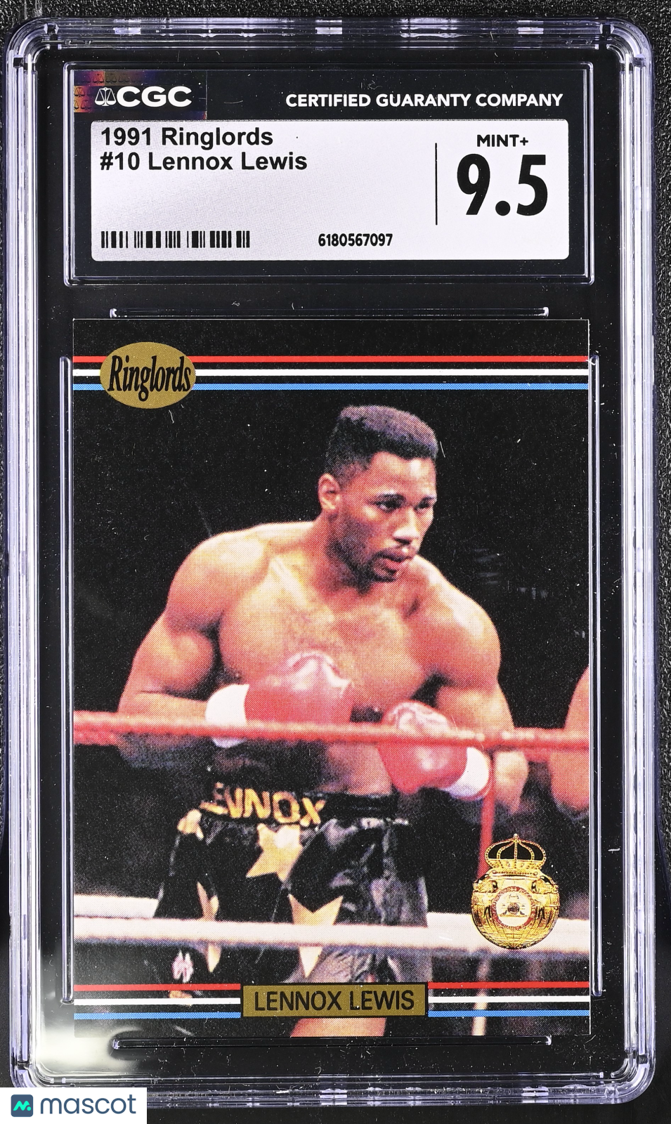 1991 Ringlords Lennox Lewis #10 CGC 9.5
