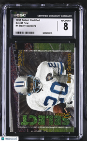 1995 Select Certified Barry Sanders Select Few #4 CGC 8 Detroit Lions