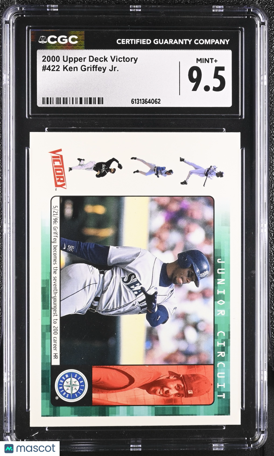 2000 Upper Deck Victory Ken Griffey Jr. #422 CGC 9.5