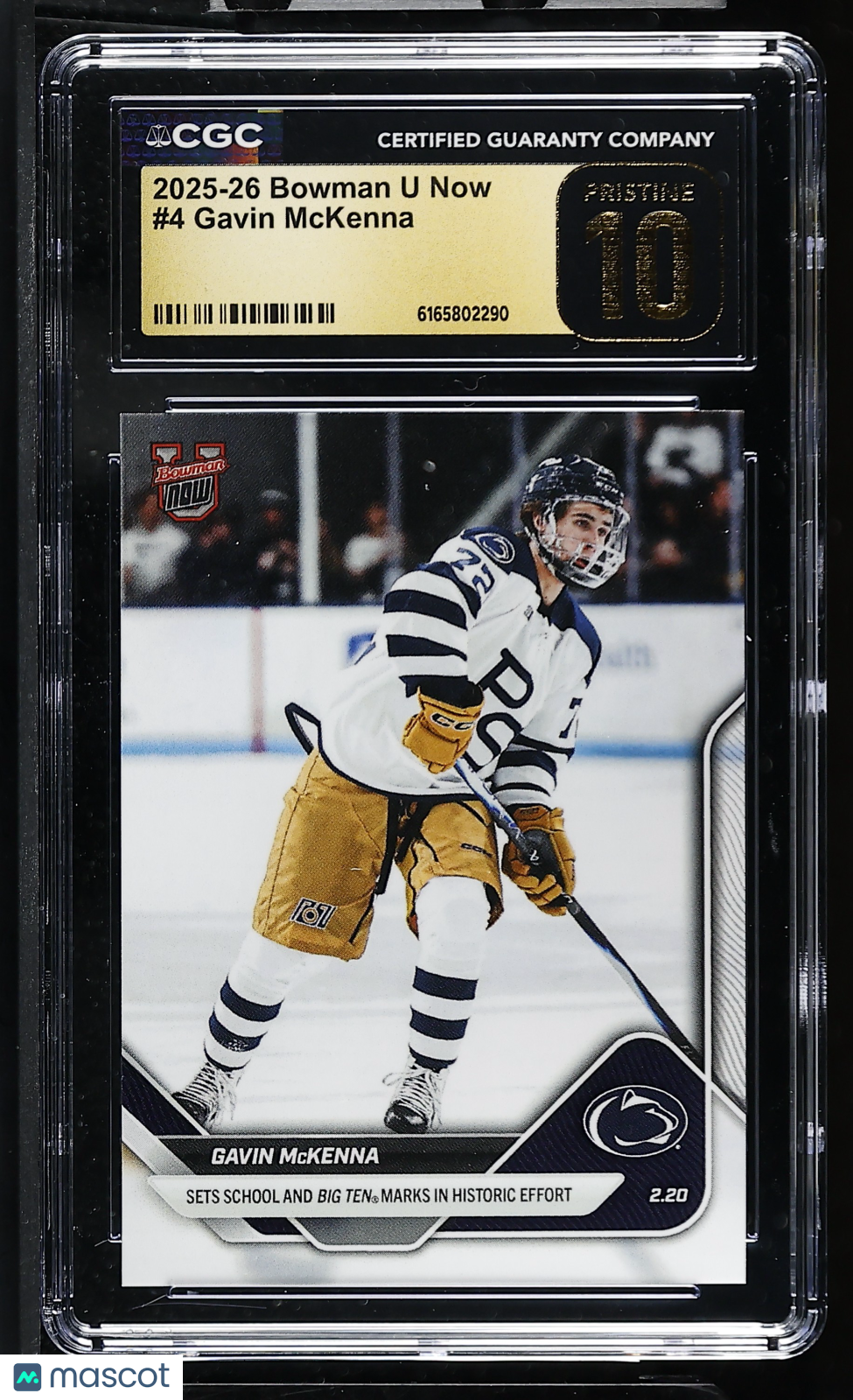 2025-26 Bowman U Now Gavin McKenna Rookie #4 CGC 10 Pristine Penn State