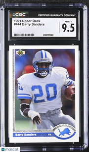1991 Upper Deck Barry Sanders #444 CGC 9.5 Detroit Lions