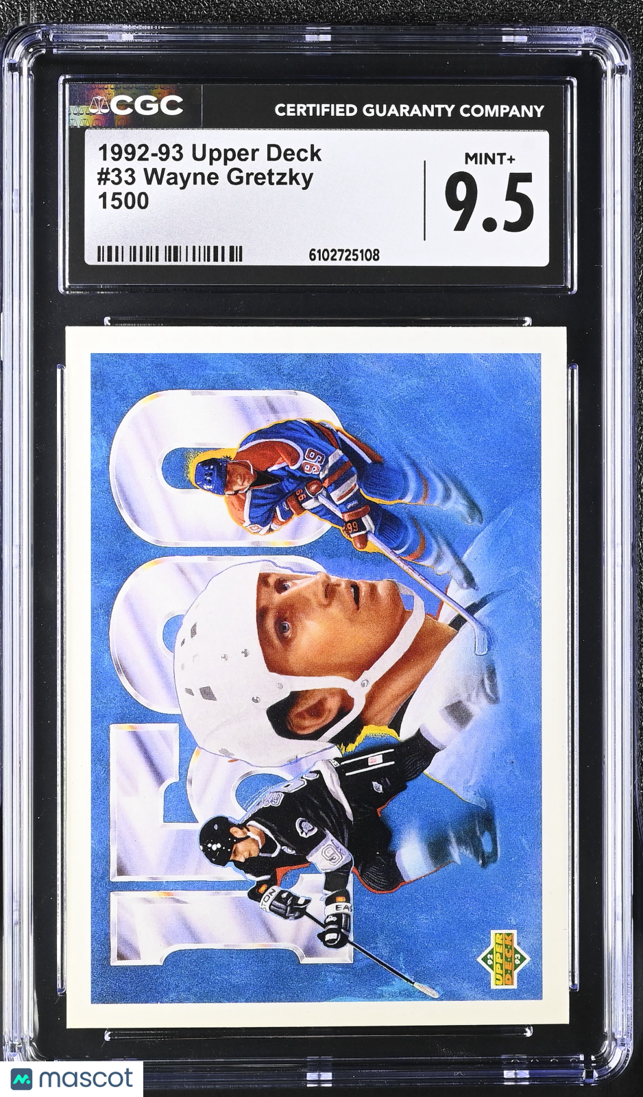 1992-93 Upper Deck Wayne Gretzky 1500 #33 CGC 9.5