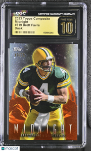 2023 Topps Composite Brett Favre Dusk /75 Midnight #319 CGC 10 Pristine Packers