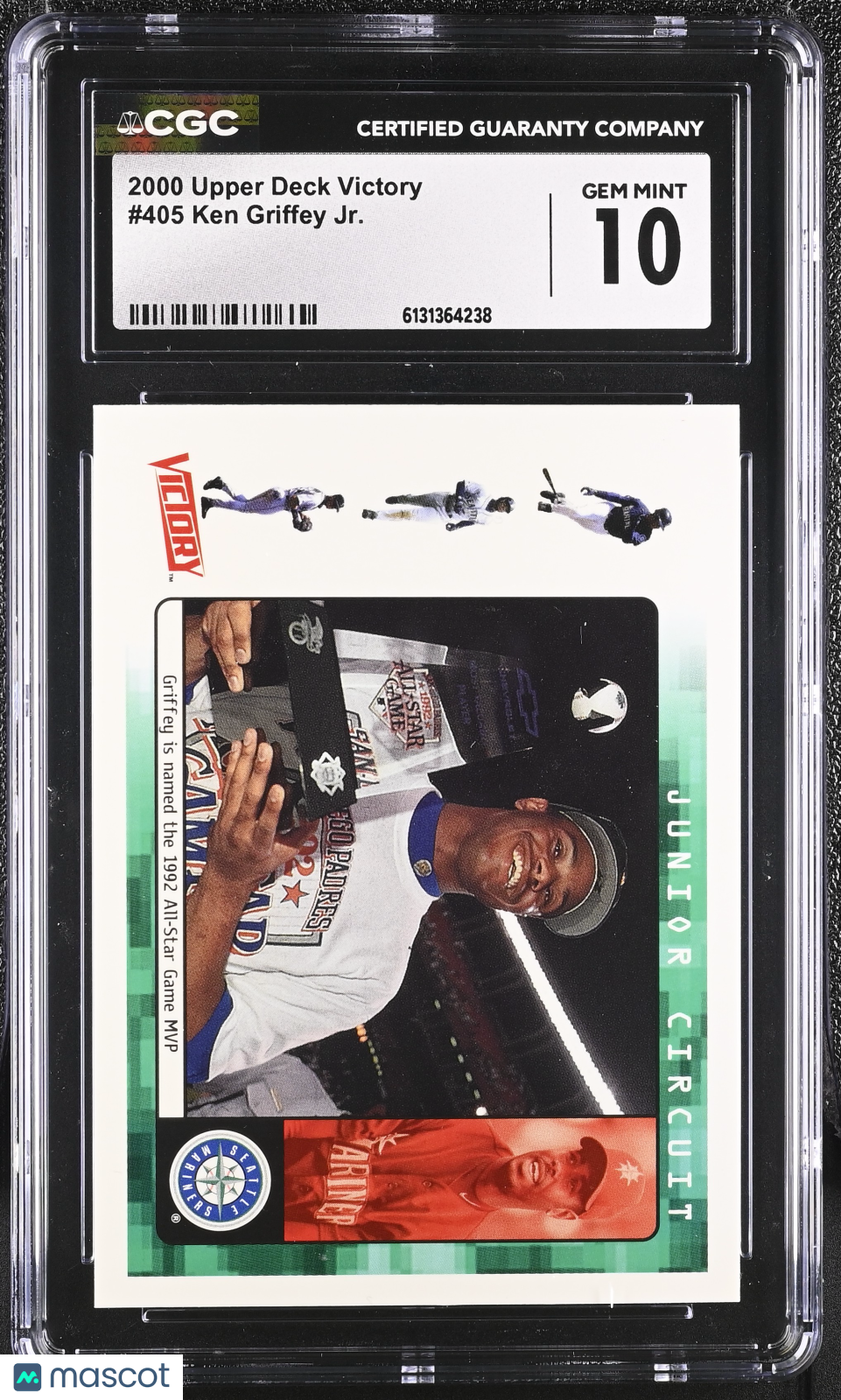 2000 Upper Deck Victory Ken Griffey Jr. #405 CGC 10 Seattle Mariners